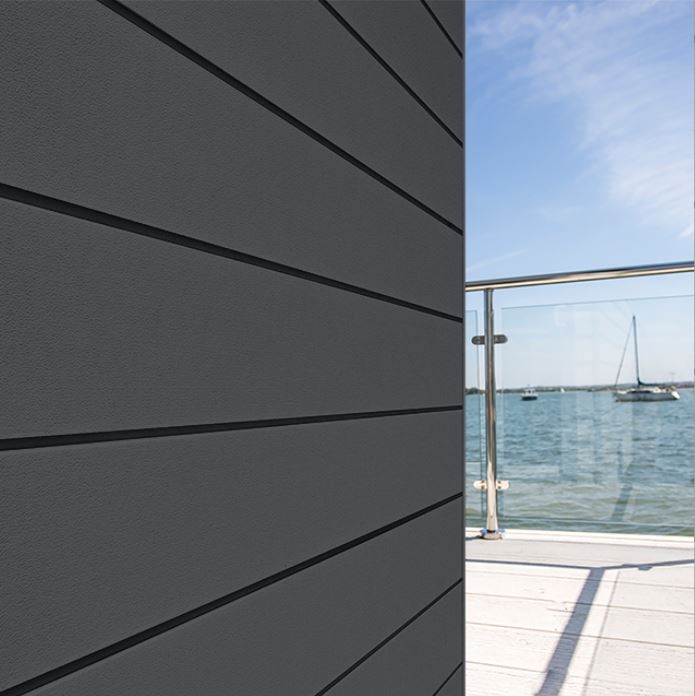 Cedral 118555 Click Smooth Weatherboard Cladding C18 Slate Grey 3600 x 186mm