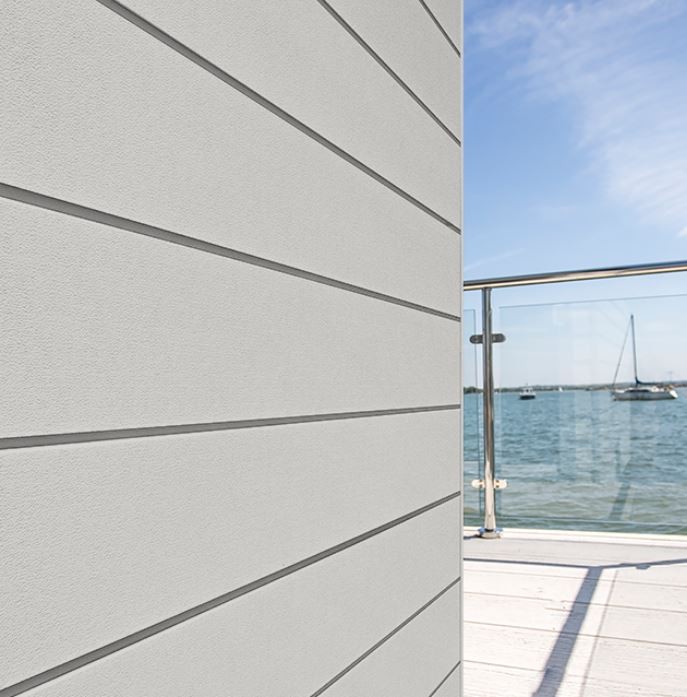 Cedral 118559 Click Smooth Weatherboard Cladding C51 Silver 3600 x 186mm