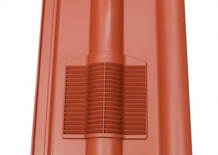 Klober Double Pantile Vent Terracotta   KLODPVTC