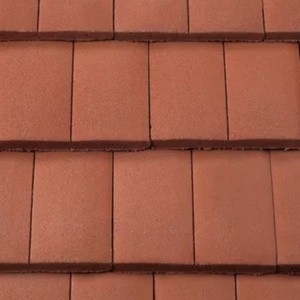 REDLAND ROOFING TILE DuoPlain, 11 Tuscan Red (Coated), Smooth Finish, Concrete