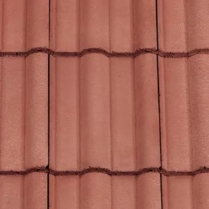 REDLAND ROOFING TILE 50 Double Roman, 34 Terracotta, Smooth Finish, Concrete