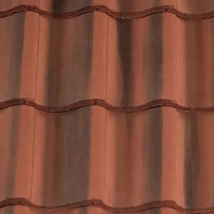 REDLAND ROOFING TILE Fenland Pantile, 39 Farmhouse Red, Smooth Finish, Concrete