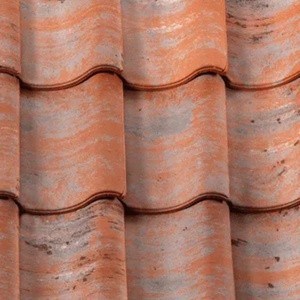REDLAND ROOFING TILE Old Hollow Clay Pantile, 80 Vintage Red, Sanded / Granular, Clay
