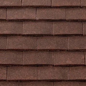 REDLAND Plain Roofing Tile, 27 Natural Red (Sanded), Sanded / Granular, Concrete