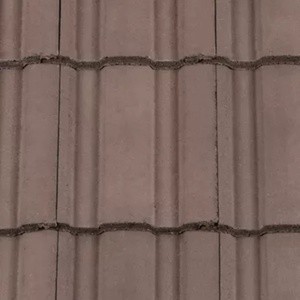 REDLAND ROOFING TILE Renown, 36 Tudor Brown, Smooth Finish, Concrete