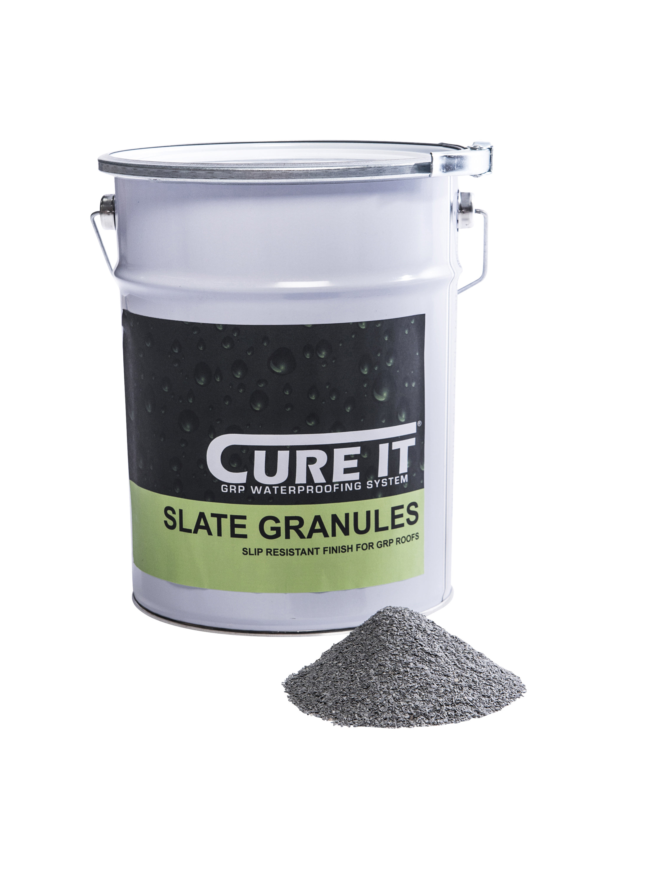 Cure It GRP Slate Granules 25Kg   CITSLATEG25