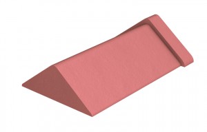 MARLEY TILES Clay 450mm Capped Angle Stop Ends