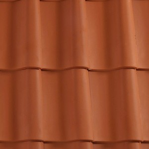 REDLAND ROOFING TILE Hollander Clay Pantile, 80 Red, Smooth Finish, Clay