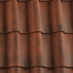 REDLAND ROOFING TILE Hollander Clay Pantile, 82 Brindle, Smooth Finish, Clay