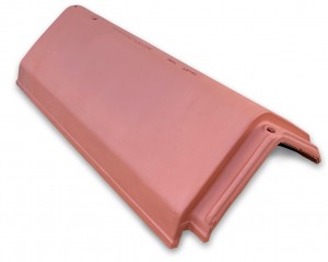 LAGAN UNIVERSAL RIDGE Tile 450mm Red  LAGUNIR450R