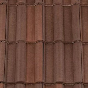 REDLAND ROOFING TILE Landmark Double Roman, 44 Brown Brindle (ColourFusion), Smooth Finish, Concrete
