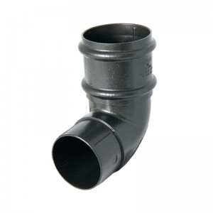 FLOPLAST Guttering 68mm Round Cast Iron Style - Offset Bends