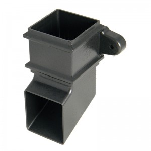 FLOPLAST Guttering 65mm Square Cast Iron Style - Shoes