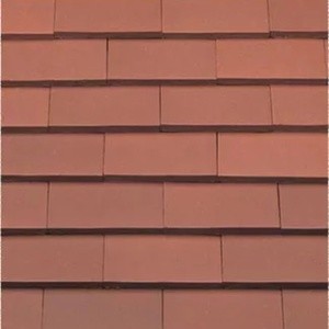REDLAND ROOFING TILE Rosemary Classic Ornamental, 80 Red, Smooth Finish, Clay