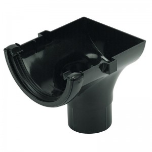 FLOPLAST Guttering 112mm Half Round - Stopend Outlets