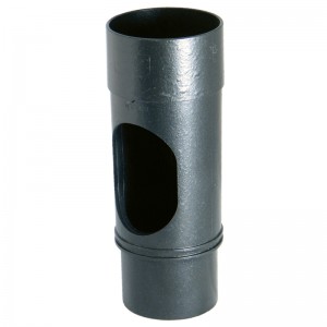 FLOPLAST Guttering 68mm Round Cast Iron Style - Access Pipes