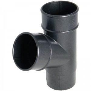FLOPLAST Guttering 68mm Round Cast Iron Style - Branches