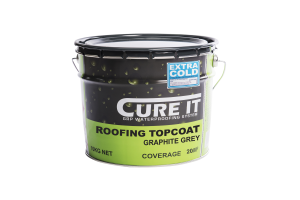 Cure It GRP Roofing Topcoat Graphite 10Kg   CITRTOPCG10