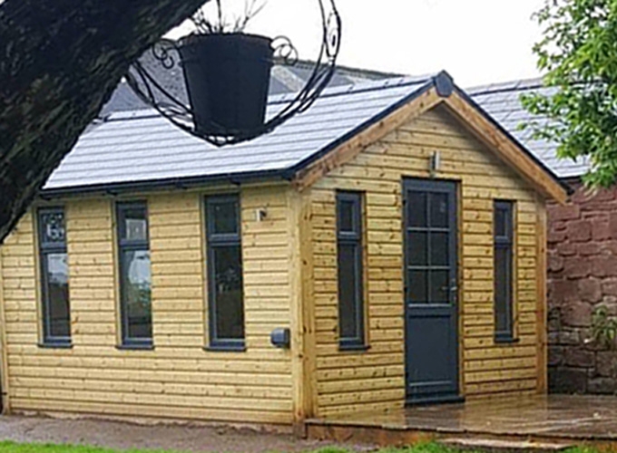 garden room roof project