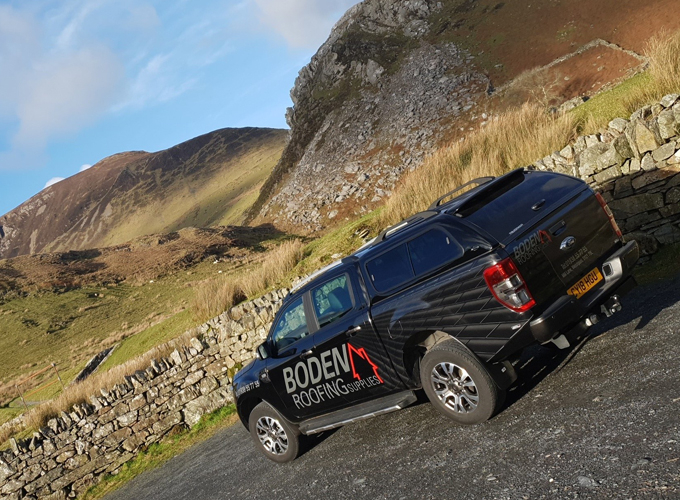 boden roofing staff truck