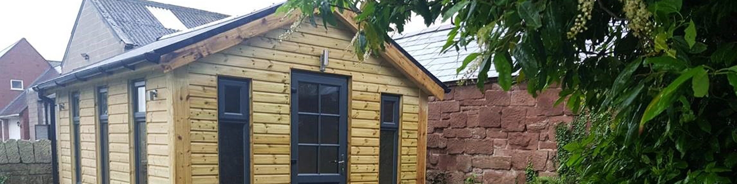 garden room, slate, gutters, boys & boden