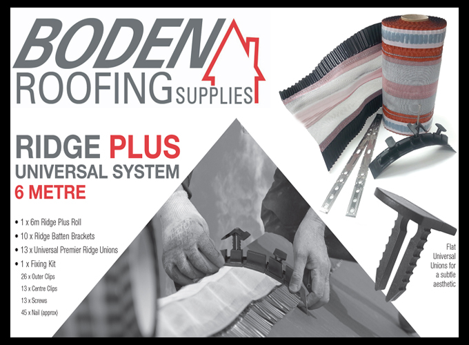 boden roofing ridge plus